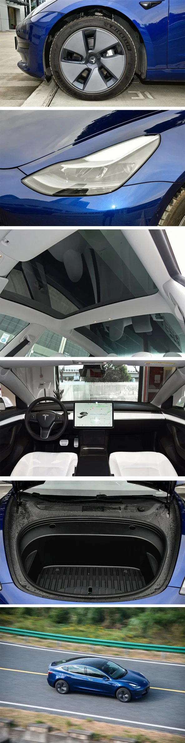 Ridever Used Tesla Model 3 EV 2022 Sedan Luxury Electric Car American Imported Used Cars