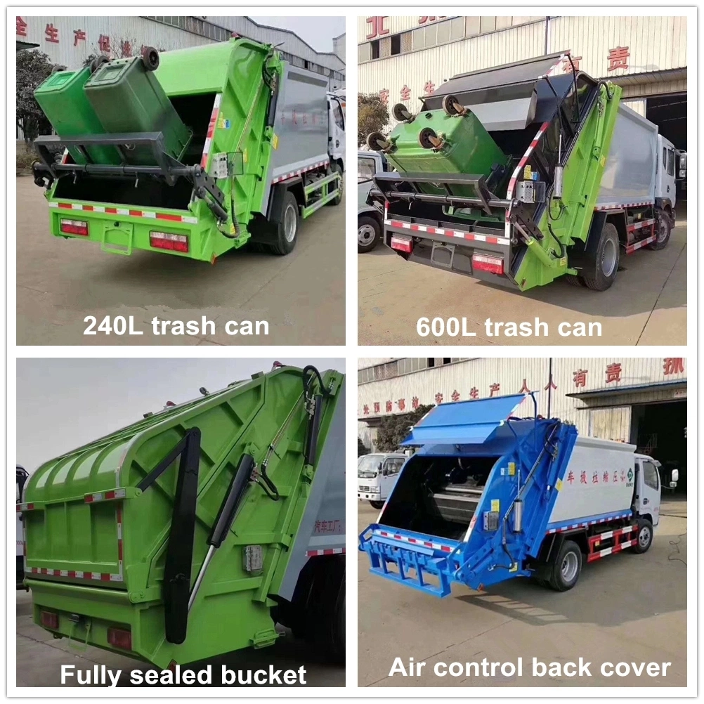 Japanese Brand 700p 190HP 8tons Compactor Refused Garbage Collector Car