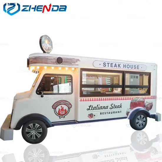 Hot Selling American Outdoor Street Steak Mobile Dining Car European Standard Multifunctional Dining Car