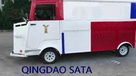 China Made Enclosed Citroen Food Car with American Style